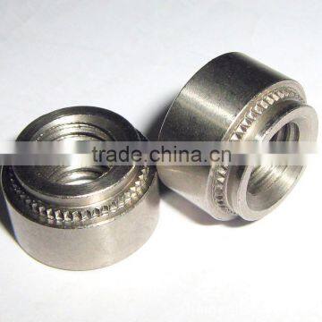 steel round threaded press nut