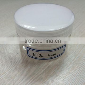 100ml design empty plastic PET cosmetics Jar