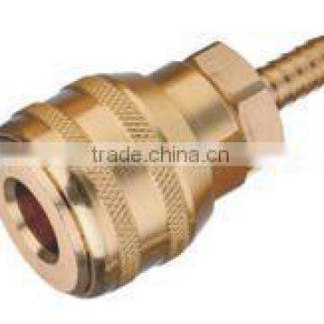 USA Industrial milton type air coupling, hose barb coupler 1/4'' body