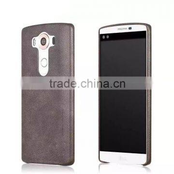 PU Leather Luxury Ultra Thin Hard Back Case Cover For LG K10 K5 V10
