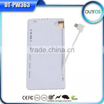  hot selling low price utral thin credit card power bank