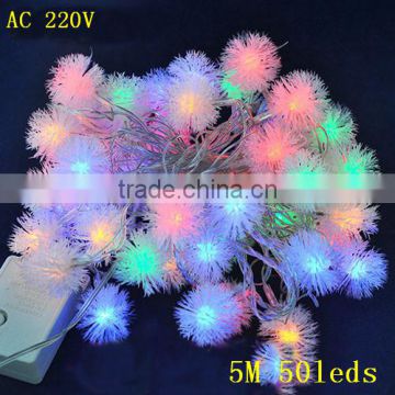 RGB or Single Color Solar Fairy Light IP44 Wedding Party LED String 5M 50LED Christmas Tree Decorations