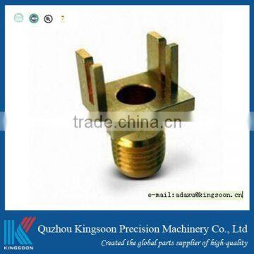 Kingsoon factory oem odm cnc leathing turning part customized connector parts