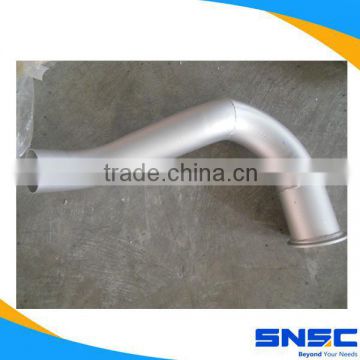 shacman spare parts,DZ93259540717 EXHAUSTING PIPE,Bend exhaust pipe,exhaust pipe, parts of shacman, F2000 F3000