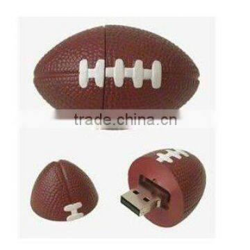 2GB 4GB 8GB 16GB 32GB American football shape promotional USB Flash Drive /branding your logo