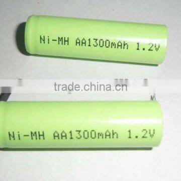 ni mh aa 1300mah rechargeable battery 1.2v