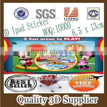 Guangzhou Lifeng best seller 3d sticker for iphone 3d sticker for ipad