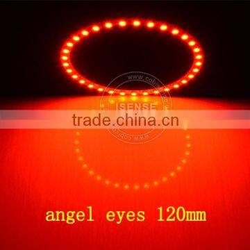 High power DC12v 5050 smd White PCB full circle 120mm angel eyes waterproof 12v car led light with Epistar chips