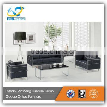 Fancy Wooden Frame Steel Base Model Sofa Set Furniture S726