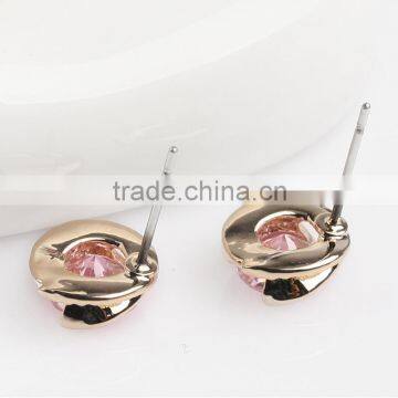 High Quality Cubic Zirconia Earrings Gold Plated Earrings Free Samples photo-5