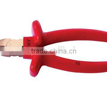 Insulating non sparking diagonal pliers