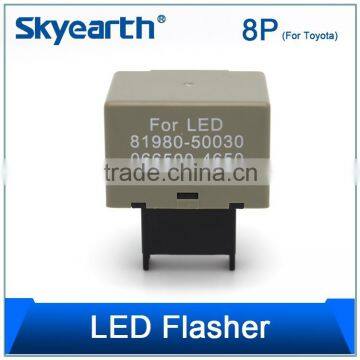 Factory Promotion 12V Car LED Flasher Raly, LED Warning Canceller Auto Parts For Toyota LED Flasher 8P photo-3