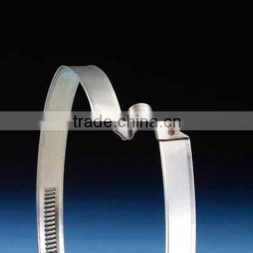 German type stainless steel wood clamp ripple pipe clamp hose clip