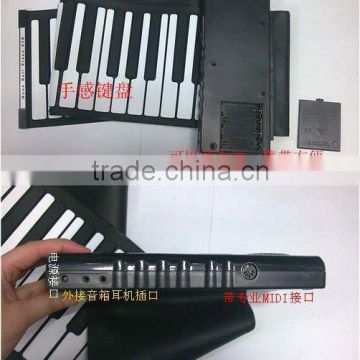 Musical instrument 61 /49 keys roll up silicone piano for promotion