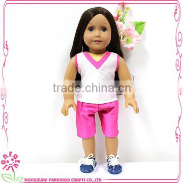 Customize 18 inch American Fashion Girl Dolls Vinyl Dolls with Wigs