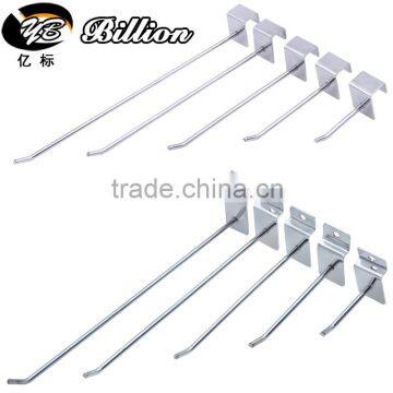 free samples shop fittings slatwall display hook for supermarket