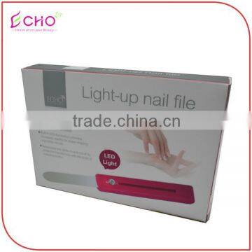 Hot Pink LED Light-up Glass Nail File photo-6