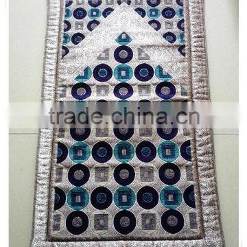 Muslim woven prayer rug, Chenille jacquard mat with memory foam