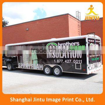 Full Color Digital Printing Vinyl Trailer Advertising Wrap for Sale photo-6
