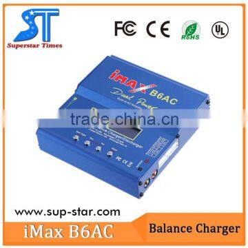 80W iMAX B6AC B6 AC Dual Power LCD Control Digital Lipo Lipro NiMH 3S/4S/5S RC Battery Balance Charger Batteries Discharger EU/A