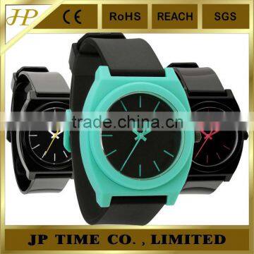 fashion pure color waterproof wholesale analog quartz one dollar watches wrist watch