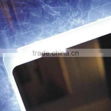 HOTEL BACKLIT LED ILLUMINATED MIRROR WITH CLOCK photo-2