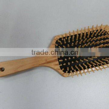 professional wooden paddle hair brush