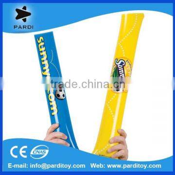 Inflatable thunder sticks, inflatable noise sticks, inflatable noisemaker sticks