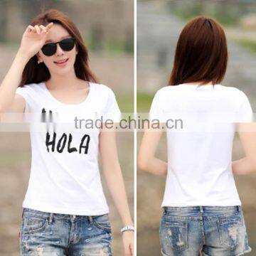 Adult New Fashion Women Print T Shirt Custom photo-5