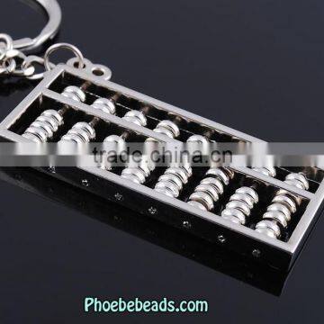 Wholesale Mini Abacus Shape To Make Your Own Logo Metal Key Chain PB-KC032