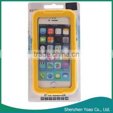 Wholesale Waterproof Mobile Phone Case for iPhone 6 4.7" Yellow