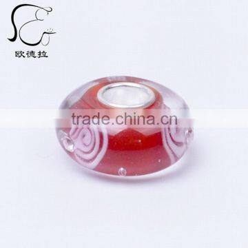 China Fashions neck designs Hand painted glass beads