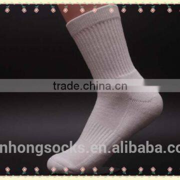 Unsex cheap white warm terry socks cashmere sport compression socks