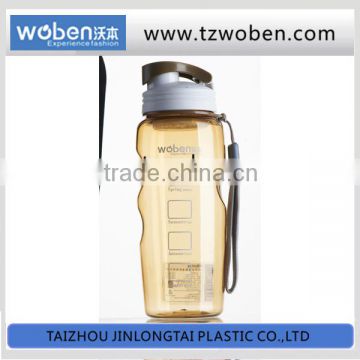 Plastic sports drinking bottle