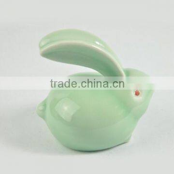 Longquan Celadon Tea Pet Rabbit / Tea Supplies photo-2