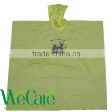 Logo Disposable Rain Poncho,Raincoat