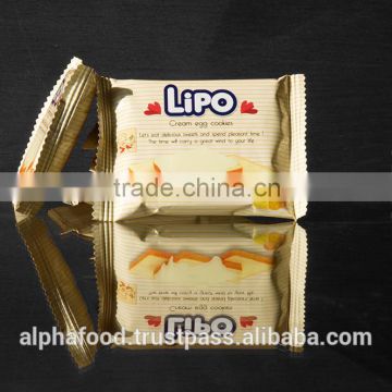 LIPO EGG COOKIES 129G/BAG - HOT SALES BISCUITS