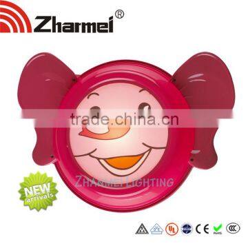 Red Elephant Kids Wall Lamp