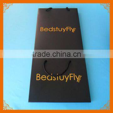 black small black paper bags for supermarket