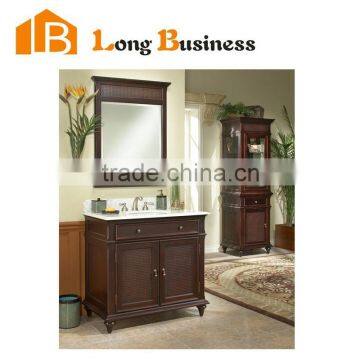 LB-LX2097 Single Sink Solid Wooden Bathroom Product,Vanity Cabinet