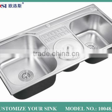 hot sale all over world quickly producing welding sink for bar counter 10048A