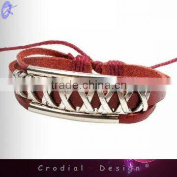 2013 Hot Sale Cheap Fashion Bracelets Bangles Handmade Leather Bracelet For Yong People
