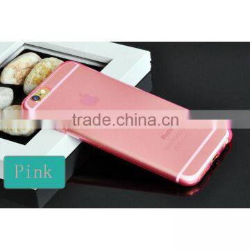 Factory High quality ultra thin tpu cell phone case for iPhone 6, frosted transparent soft tpu mobile phone case for iphone 6/6S