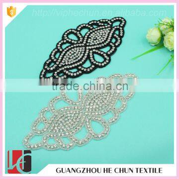 HC-3605 Hechun 2017 Fanvy Oval Shape Hotfix Diamand Bridal Applique photo-5