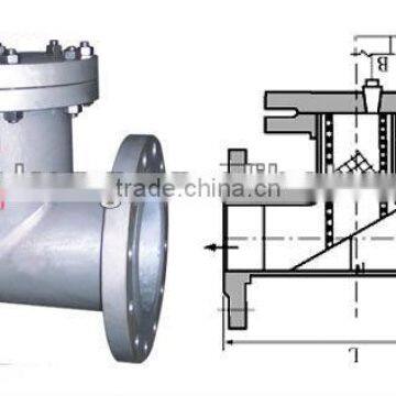 FTT series T type strainers and oil tank installation