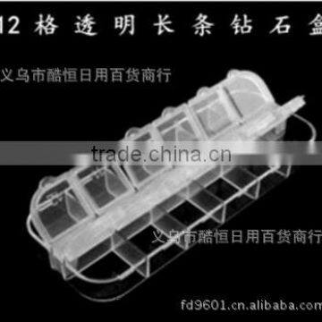12 Small Case Easy Use Clear Decoration Diamond Storage Box for Nail Art 2015 photo-2