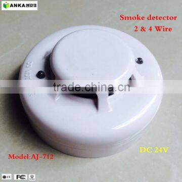 conventional 4 wire optical smoke detector for fire alarm systerm