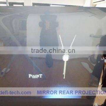 holographic transparent pvc projection screen fabric advertising screen