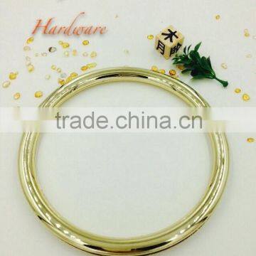 Big Circular metal handle for leather bag,tote bag plastic handle