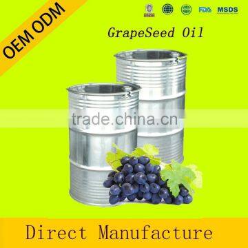 OEM/ODM Supply pure essential oil Grapeseed Carrier Oil Base Oil Massage Oil for Skin Care in bulk 180KG